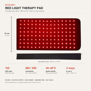 Zentoo Red Light Therapy Pad for Dogs & Cats